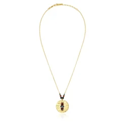 Dakota Adjustable Pendant Necklace - Multicolored