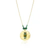 Dakota Adjustable Pendant Necklace - Green