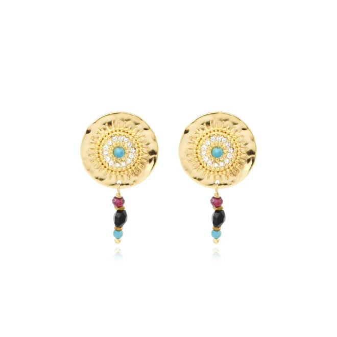 Dakota Delicate Earrings - Multicolored