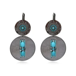 Dakota sleeper earrings - blue