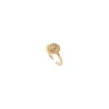Farah Adjustable Round Thin Ring - Gold
