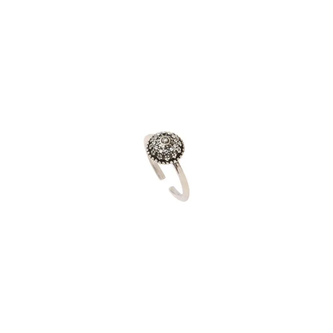 Farah adjustable thin ring - silver