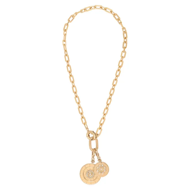 Farah chain necklace - gold
