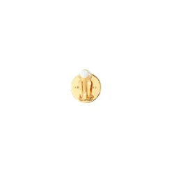 Farah clip-on drop earrings - gold