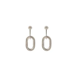 Farah pierced stud earrings - silver