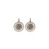 Farah thin sleeper earrings - silver
