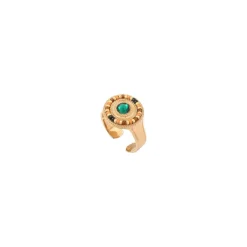 Fujita adjustable thin ring - green