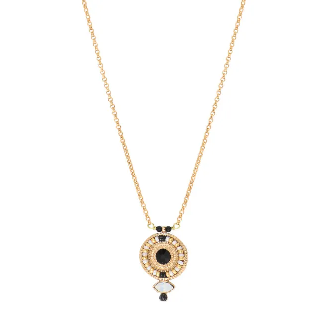 Fujita delicate pendant necklace - white