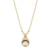 Fujita pendant chain necklace - white