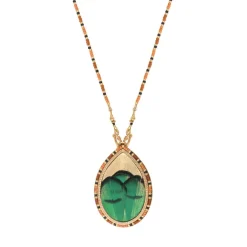 Fujita pendant necklace - green