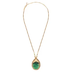 Fujita pendant necklace - green