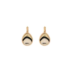 Fujita sleeper earrings - white