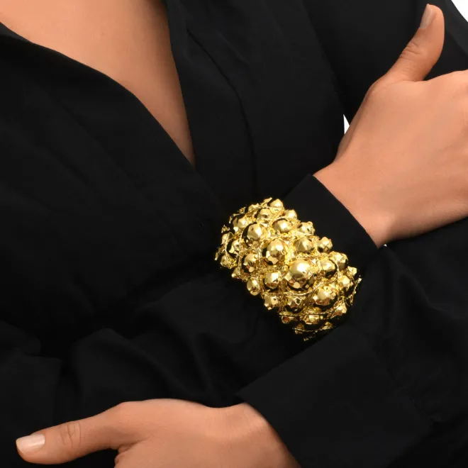 Gilda cuff bracelet – gold