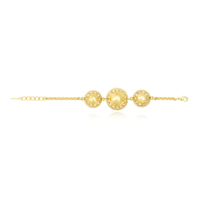 Gloria Adjustable Chain Bracelet - Gold