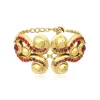 Gloria Adjustable Chain Bracelet - Red