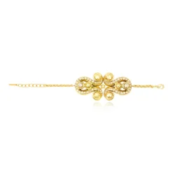 Gloria adjustable thin chain bracelet - gold