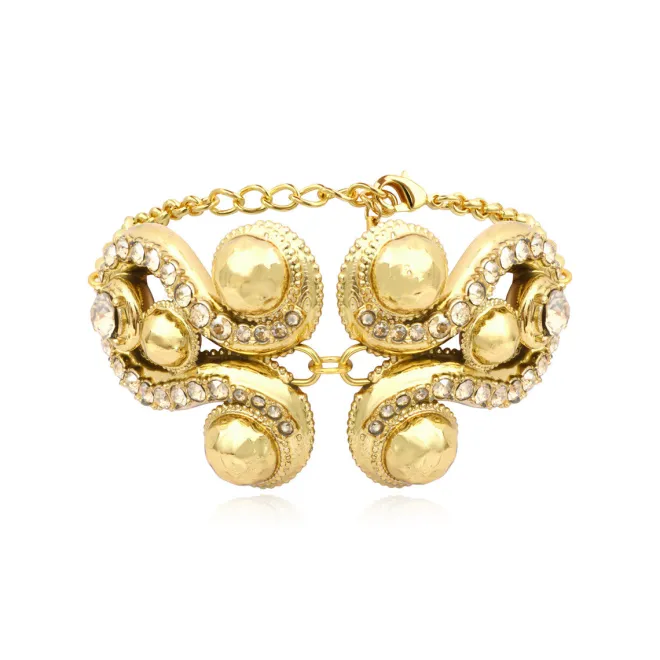 Gloria adjustable thin chain bracelet - gold