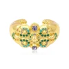 Gloria cuff bracelet - green