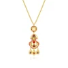 Gloria pendant necklace - red