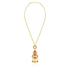 Gloria pendant necklace - red