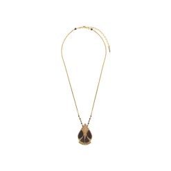 Hawaiian pendant necklace - black