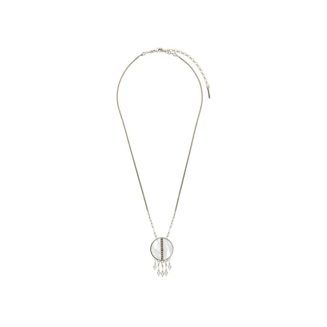 Hawaiian pendant necklace - white mother-of-pearl