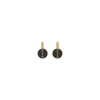 Hawaiian sleeper earrings - black