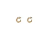 Iancura fine hoop earrings - pearl