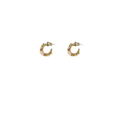 Iancura fine hoop earrings - pearl