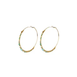 Iancura hoop earrings - blue