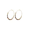 Iancura hoop earrings - multicolored