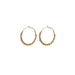 Iancura hoop earrings - pearl