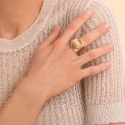 Inti adjustable ring - gold