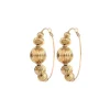 Inti hoop earrings - gold