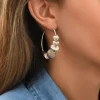 Inti hoop earrings - silver
