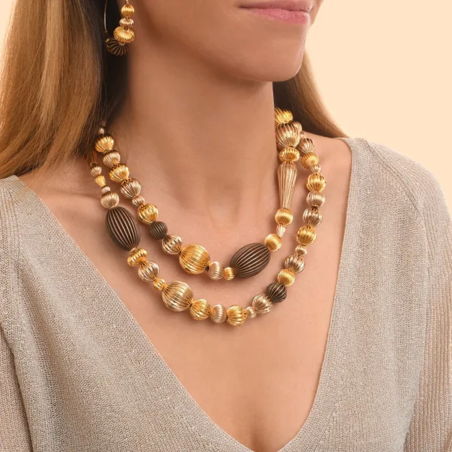 Inti long necklace - gold