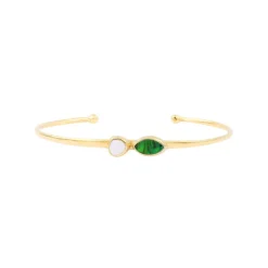 Lhasa bangle bracelet - green