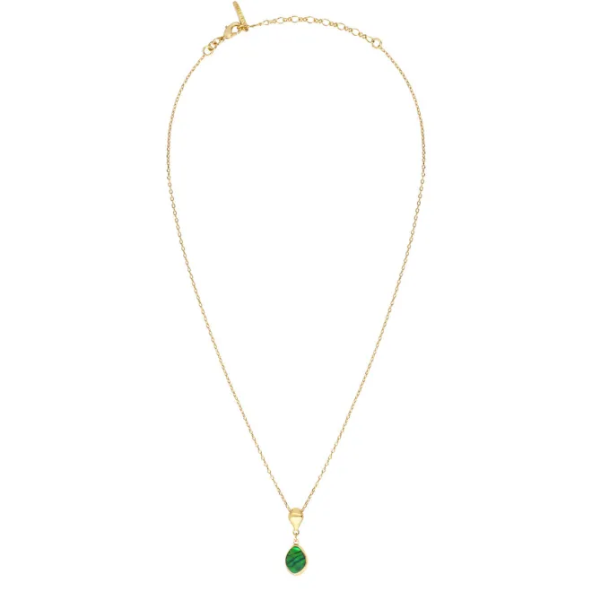 Lhasa pendant necklace - green