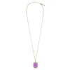 Louise Adjustable Long Necklace - Mauve