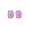Louise clip-on earrings - violets