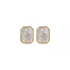Louise clip-on earrings - white