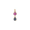 Louise pendant necklace - blue