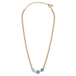 Louise short necklace - blue