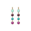 Louise sleeper earrings - blue