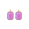 Louise sleeper earrings - violets