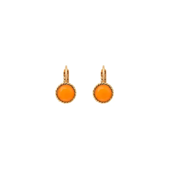 Louise sleeper earrings - orange