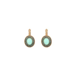 Louise thin sleeper earrings - blue