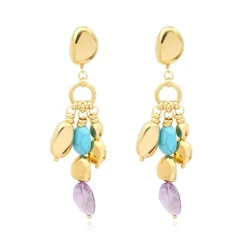 Loulou clip-on earrings - multicoloured