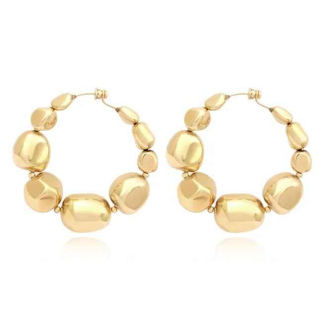 Loulou hoop earrings - gold