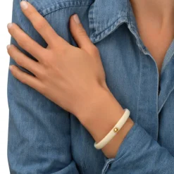 Masseria bangle bracelet - white